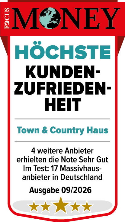 FOMO-Siegel_Hoechste Kundenzufriedenheit_2026_Town & Country Haus