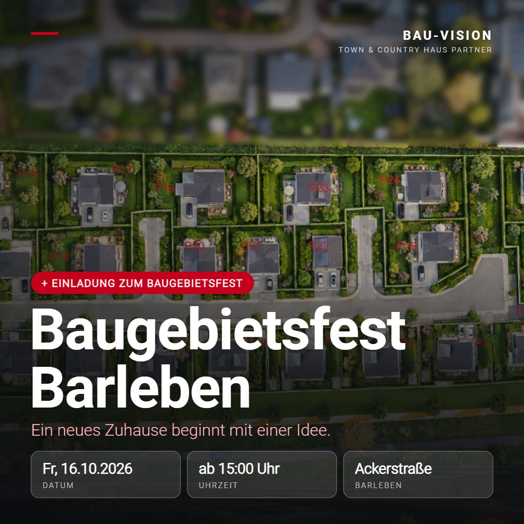 Einladung zum Baugebietsfest Barleben am 16. Oktober 2026